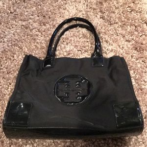Tori Burch Mini Ella Nylon Tote - Black